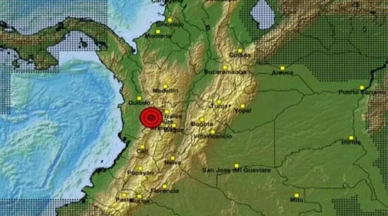 earthquake jolts Colombia